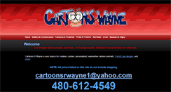 Desktop Screenshot of cartoonsrwayne.com
